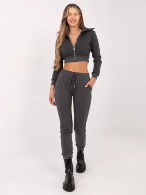 Dámske tepláky BASIC FEEL GOOD RV-DR-5040.09X DARK GREY
