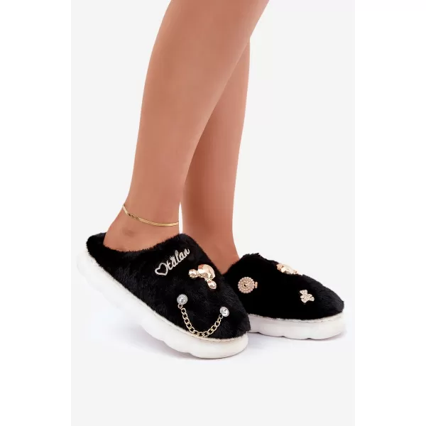  Dámske šľapky BOTO IVELFEDI 35011 BLACK 