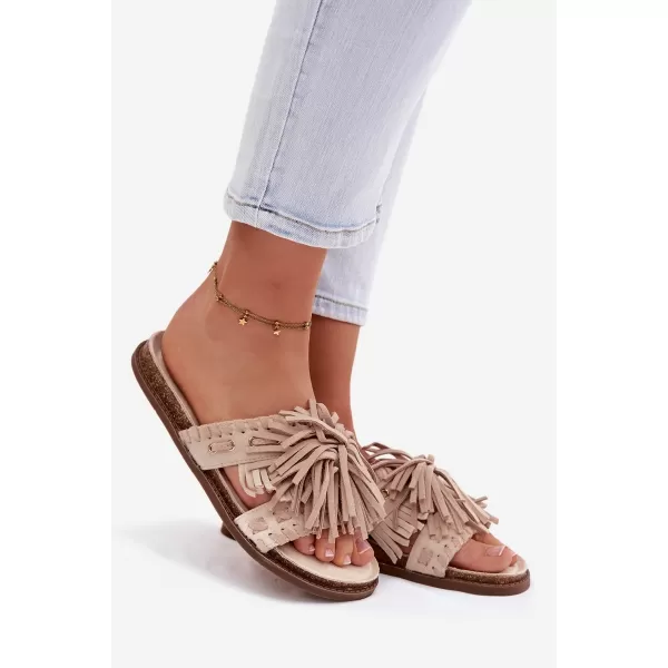  Dámske šľapky BOTO GLORINNA 41498 BEIGE 
