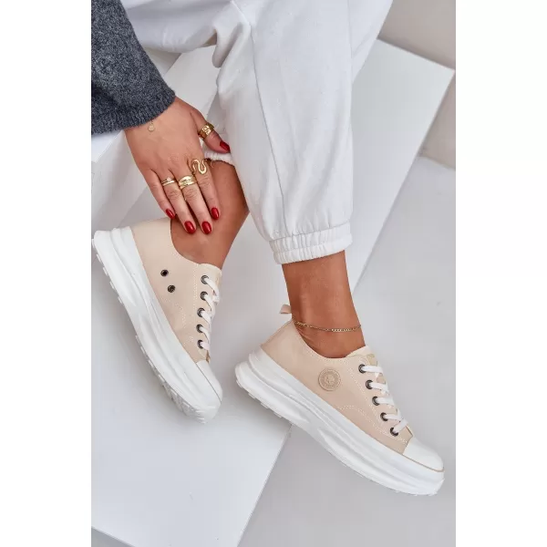  Dámske tenisky BIG STAR NN274127 BEIGE Big Star Shoes 