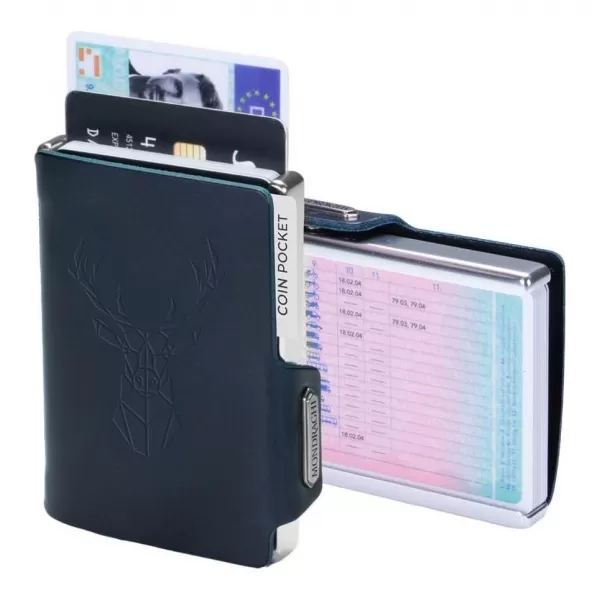  Peňaženka MONDRAGHI Silhouette Modern Deer BLUE 