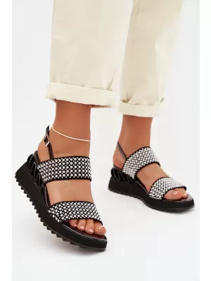 Dámske sandále D&A CR61-3067 BLACK