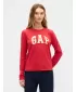Dámske tričko GAP CREW LONGSLEEVE TEE 846968-01 MODERN RED