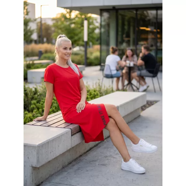  Dámske šaty ALTISPORT HERIA ČERVENÁ 