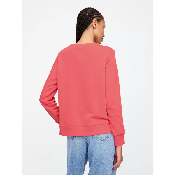  Dámska mikina GAP LOGO CREWNECK SWEATSHIRT 744529-02 WATERMELON ICE 