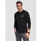 Pánske tričko OMBRE OM-LSPT-0136 BLACK