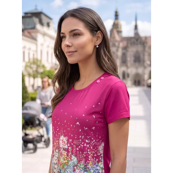  Dámske tričko ALTISPORT HELINA ČERVENÁ 