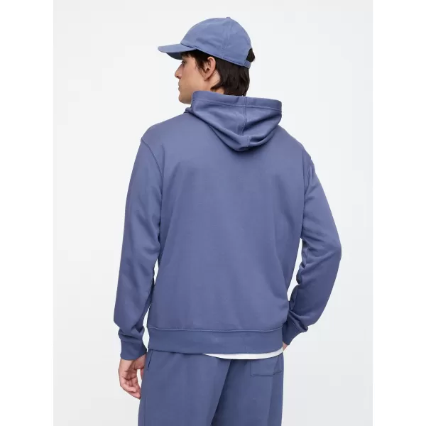  Pánska mikina GAP HERITAGE LOGO PULLOVER HOODIE 868460-06 QUIET BLUE 