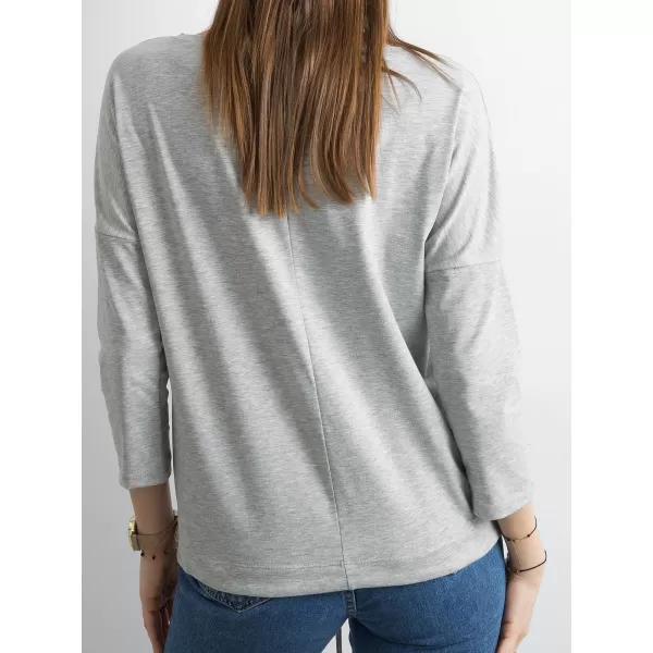  Dámska blúzka BASIC FEEL GOOD RV-BZ-4691.42P GRAY 
