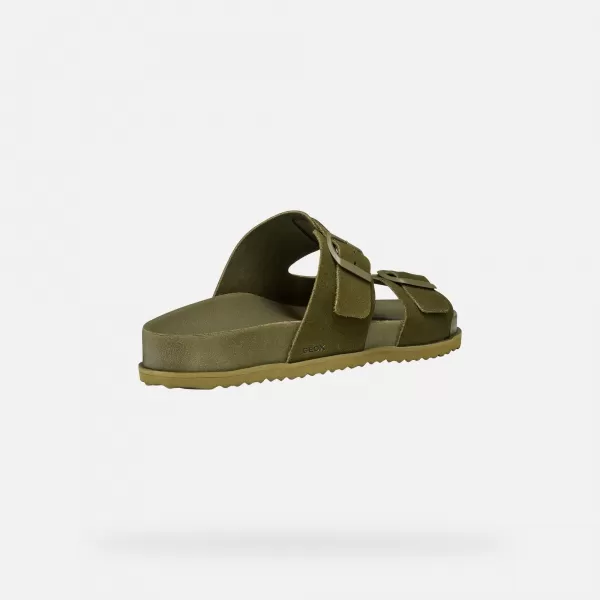  Pánske šľapky GEOX PARNAIBA G014431 KHAKI 
