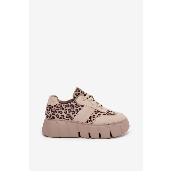  Dámske tenisky VINCEZA LEOPARDO BEIGE 