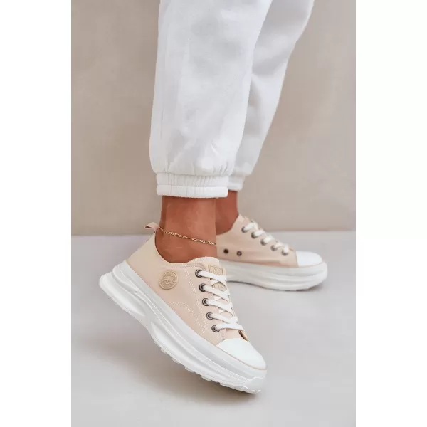  Dámske tenisky BIG STAR NN274127 BEIGE Big Star Shoes 