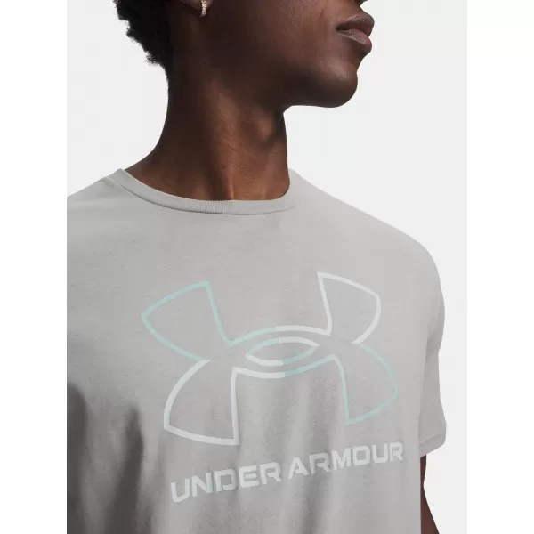  Pánske tričko UNDER ARMOUR UA GL FOUNDATION UPDATE SS 1382915-069 ŠEDÁ 