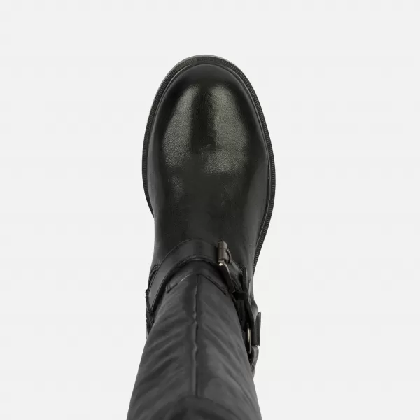  Dámske čižmy GEOX CATRIA G015022 ČIERNA 
