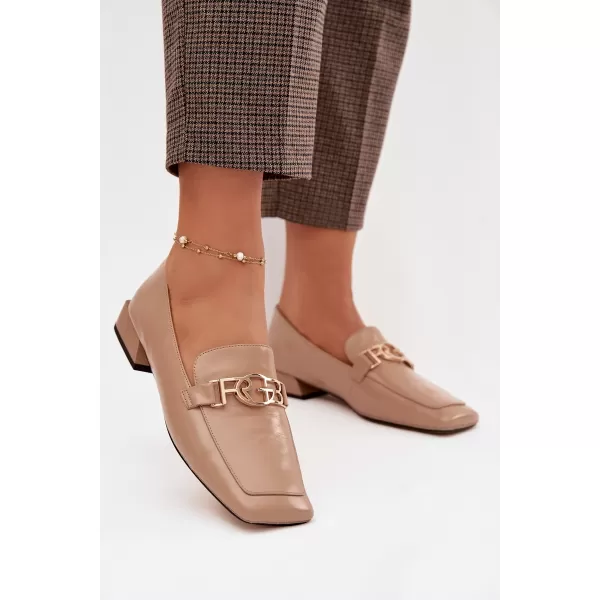  Dámske mokasíny D&A CR61-3125 BEIGE 