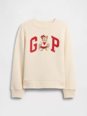 Detská mikina GAP CREW SWEATSHIRT 839149-04 BEAR