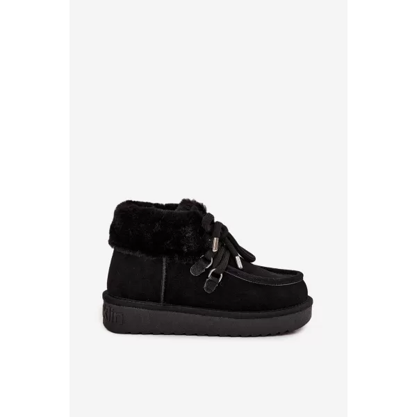  Dámske snehule D.FRANKLIN DFSH375006 BLACK 