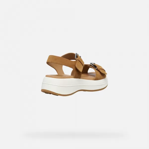  Dámske sandále GEOX SPHERICA ECUB-3 S G012854 HNEDÁ 
