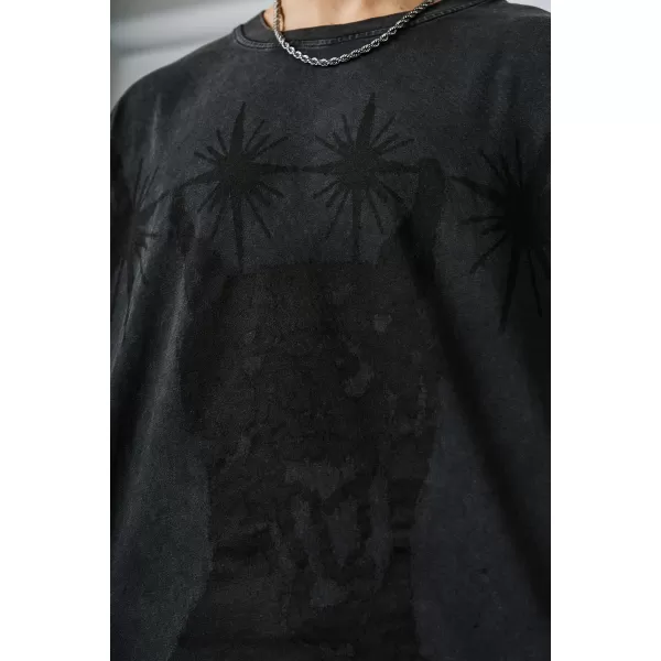  Pánske oversized tričko NEBBIA x Sexsdreams 809 BLACK 