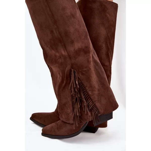  Dámske čižmy BOTO ZALIA 38567 BROWN 