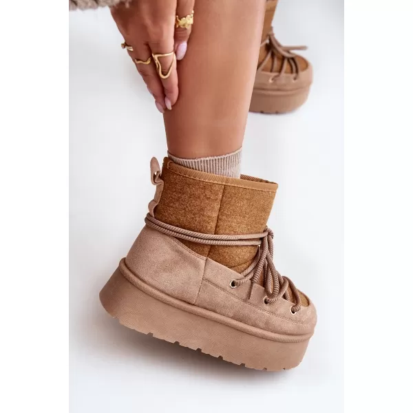  Dámske snehule BOTO MAVORA 34284 KHAKI 