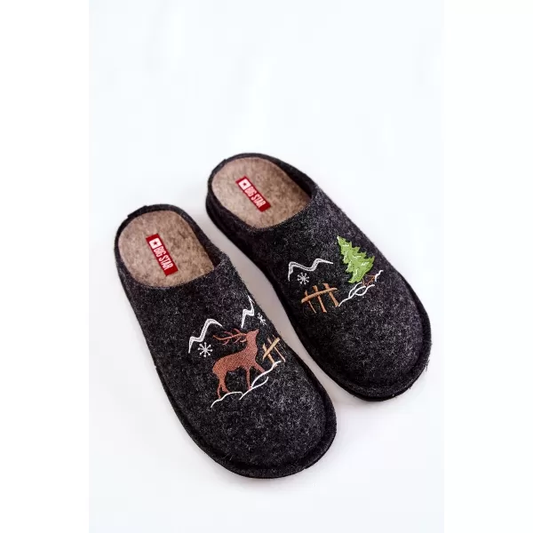  Dámske šľapky BIG STAR KK276018 BLACK/BEIGE Big Star Shoes 