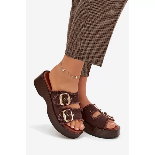  Dámske šľapky BOTO RENELISSE 41325 BROWN 
