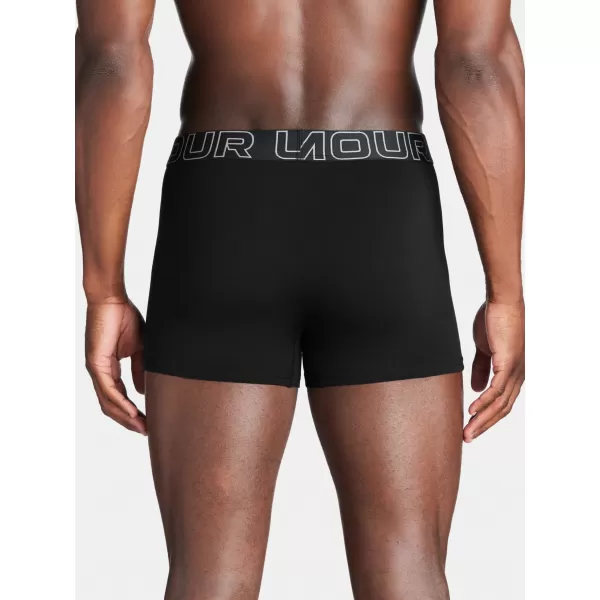  Pánske boxerky UNDER ARMOUR M UA PERF COTTON 3IN ČIERNA 
