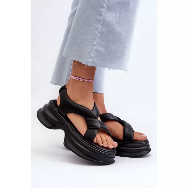  Dámske sandále ZAZOO 2743 BLACK 