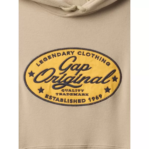  Pánska mikina GAP LOGO PULLOVER HOODIE 744731-01 KHAKI 