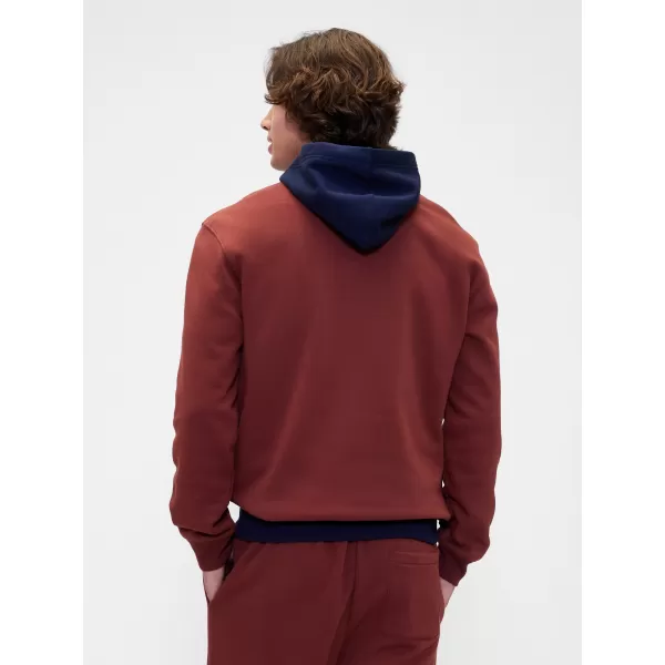  Pánska mikina GAP LOGO PULLOVER HOODIE 795560-00 BURNT RUSSET 