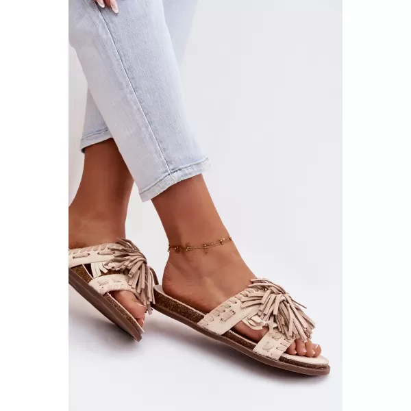  Dámske šľapky BOTO GLORINNA 41498 BEIGE 