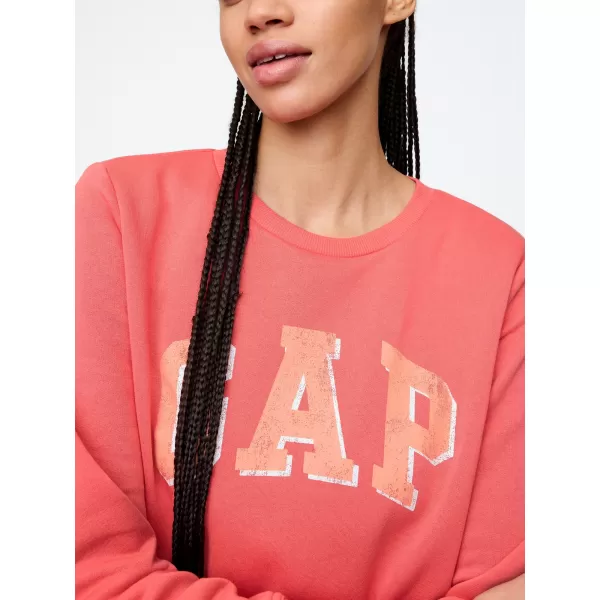  Dámska mikina GAP LOGO CREWNECK SWEATSHIRT 744529-02 WATERMELON ICE 