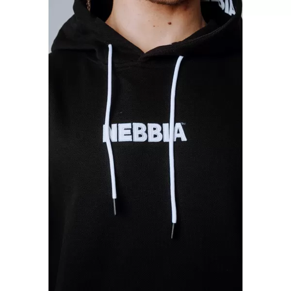  HERO 299 BLACK Nebbia mikina bez rukávov 