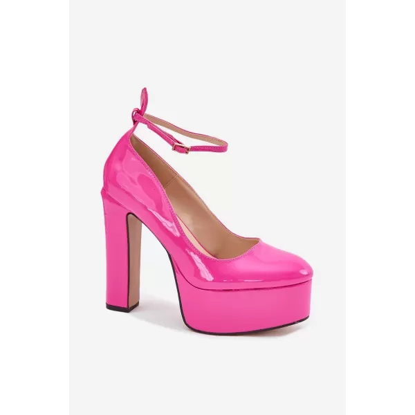  Dámske lodičky na podpätku BOTO NIANKA 37819 FUCHSIA 