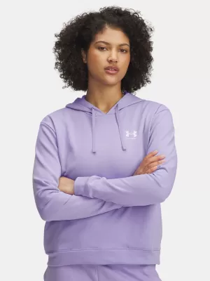 Dámska mikina UNDER ARMOUR UA RIVAL TERRY HOODIE 6005511-538 FIALOVÁ