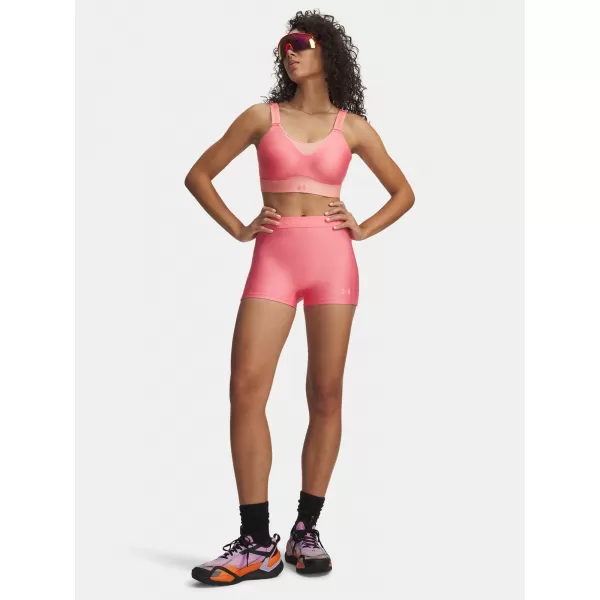  Dámske kraťasy UNDER ARMOUR HEATGEAR SHORTY 6010725-600 RUŽOVÁ 