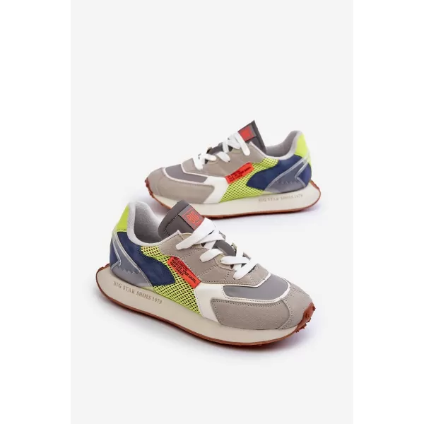  Pánske tenisky BIG STAR NN174344 GREY Big Star Shoes 
