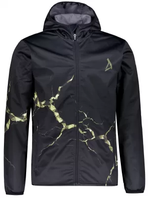 Pánska softshellová bunda premium ALTISPORT VOJ/ALM129JACK01 ČIERNA/MILITARY