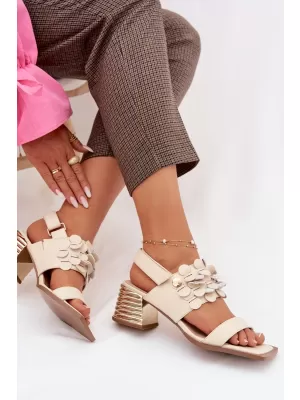 Dámske sandále D&A CR61-3062 BEIGE