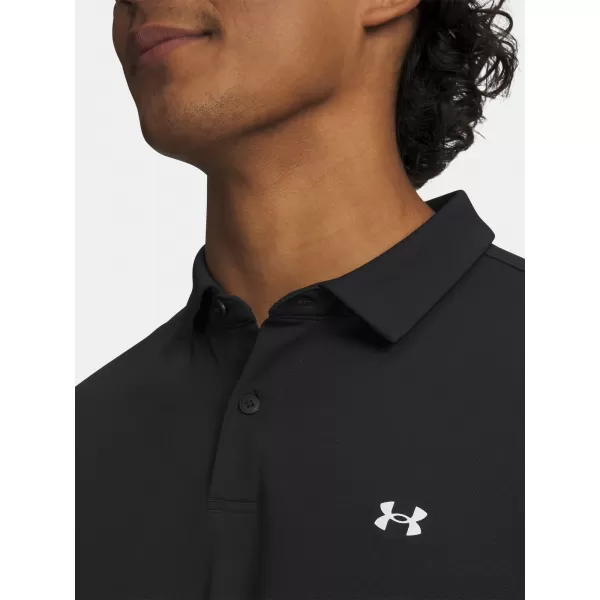  Pánske tričko UNDER ARMOUR T2G PIQUE POLO 6012303-001 ČIERNA 