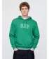 Pánska mikina GAP LOGO PULLOVER HOODIE 708409-01 IRISH CLOVER