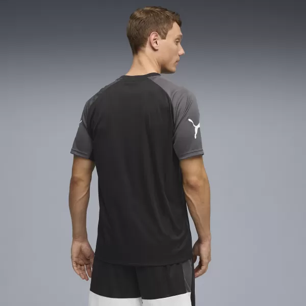  Pánske funkčné tričko PUMA INDIVIDUALLIGA GRAPH JERSEY 660578_03 PUMA ČIERNA/PUMA BIELA 