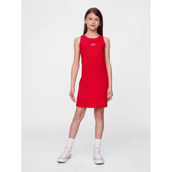  Detské šaty GAP LOGO TANK DRESS 780543-02 TOMATO SAUCE 