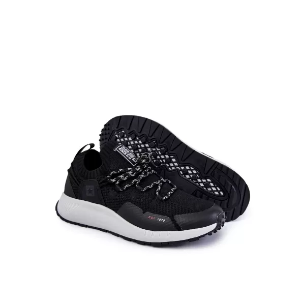  Pánske topánky BIG STAR KK174015 BLACK Big Star Shoes 