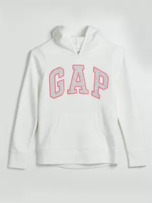 Detská mikina GAP PULLOVER LOGO HOODIE 849381-11 NEW OFF WHITE