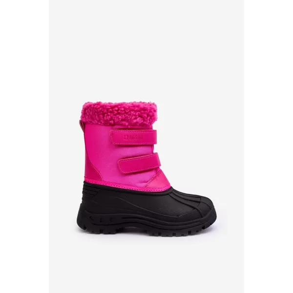  Detské zimné topánky BIG STAR MM374112 FUCHSIA/BLACK Big Star Shoes 