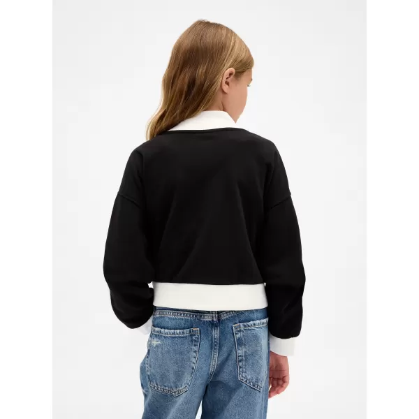  Detská mikina GAP LOGO HOODIE ZIP 823274-00 TRUE BLACK 