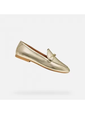 Dámske mokasíny GEOX NEW PALMARIA G012922 ZLATÁ