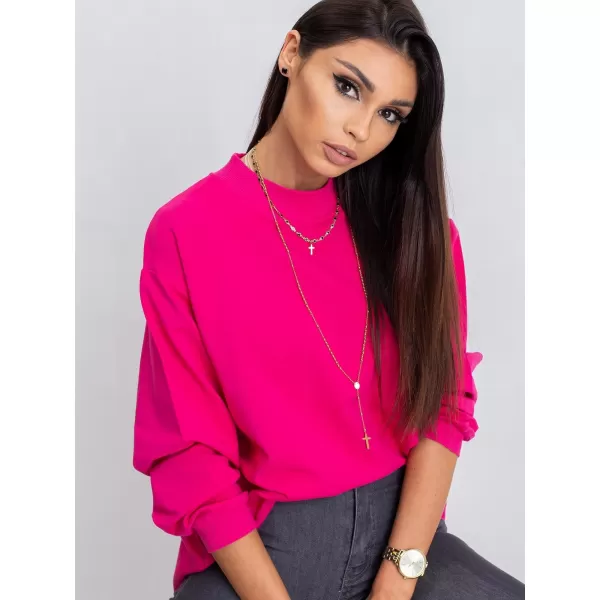  Dámska mikina BASIC FEEL GOOD RV-BL-5185.79P FUCHSIA 